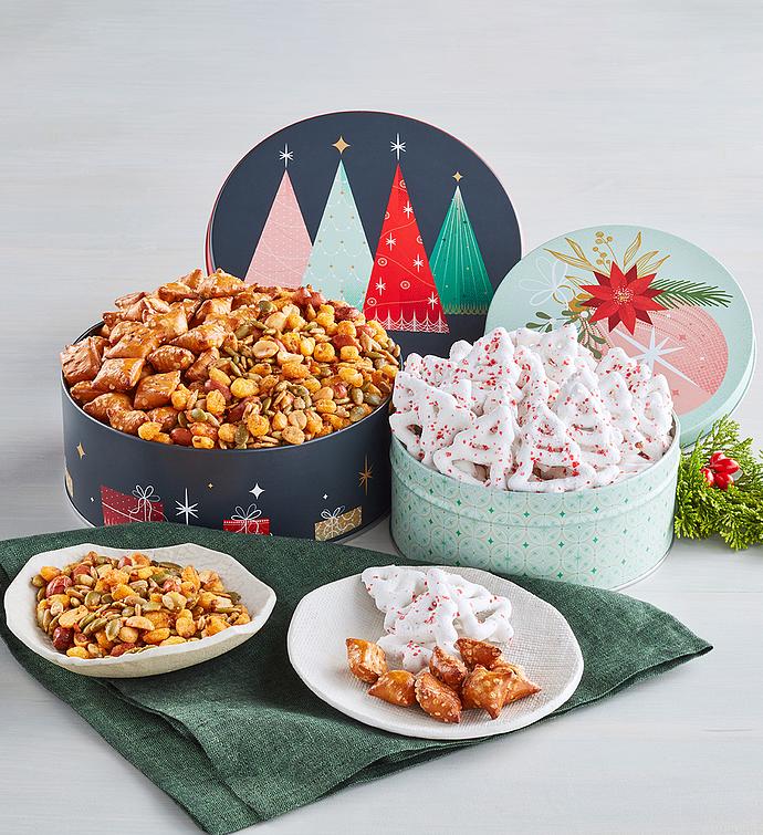 Assorted Holiday Snack Tins